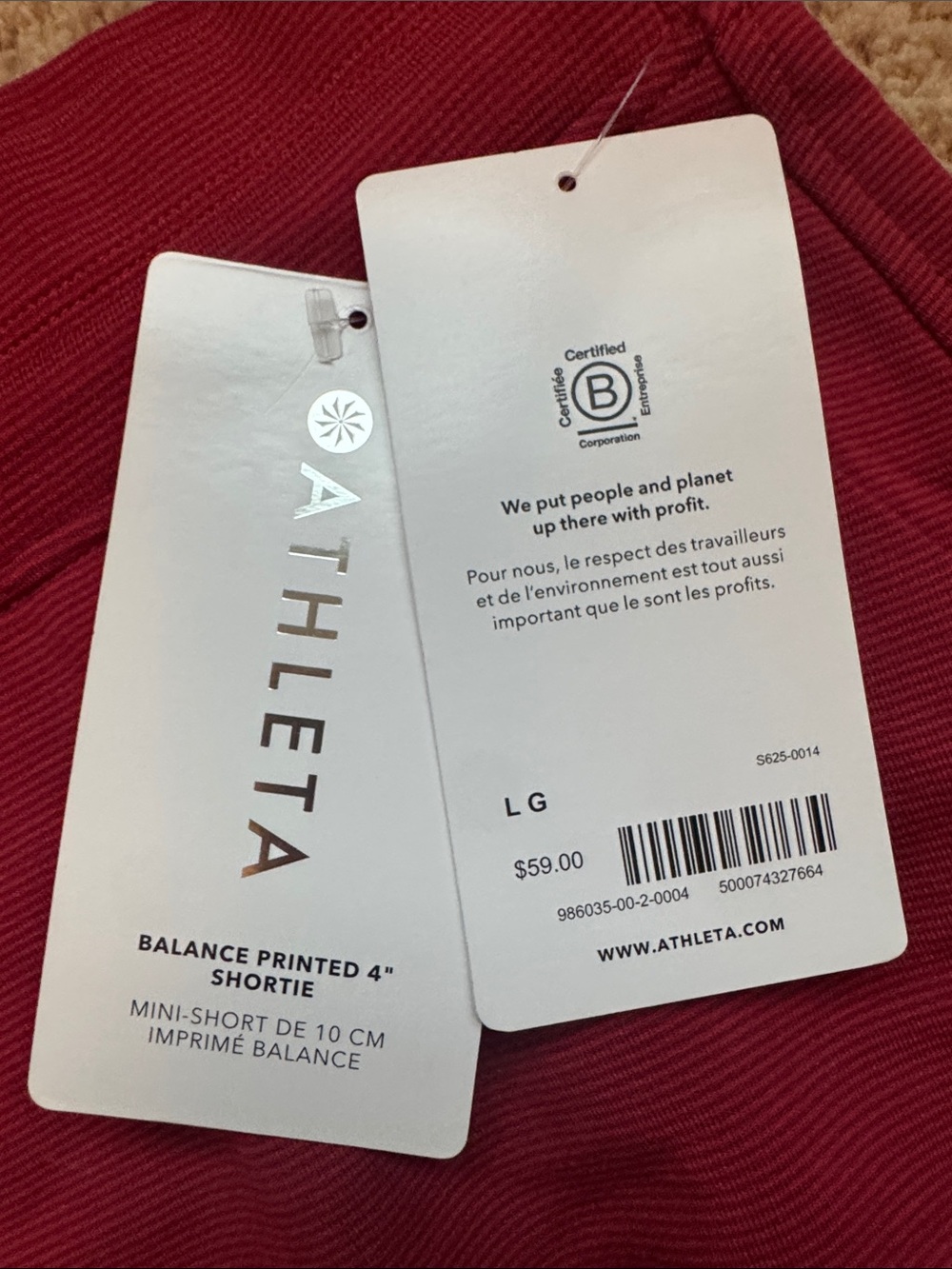 Athleta balance shortie 4” - Picture 4 of 8